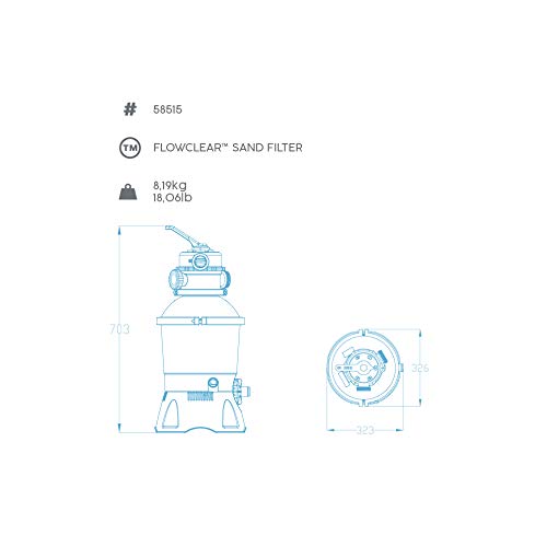 3149gacs8nl.jpg Bestway Flowclear™ Sandfilteranlage |028 l/h für Aquarien im Zuhause