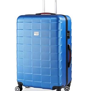 Monzana Reisekoffer Handgepäck Trolley mit TSA SchlossXL Grün