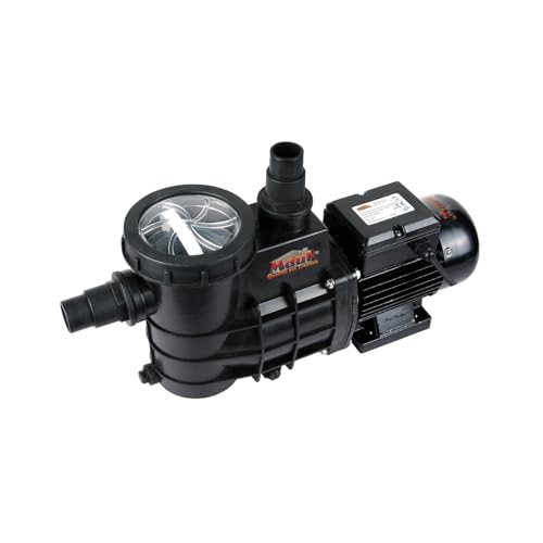 31katr n6kl.jpg Mauk Schwimmbadpumpe 320 W – selbstansaugende Poolpumpe für Sandfilteranlage mit 7.500 l/h Förderleistung und IPX4-Schut