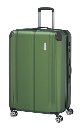 31s9ykhecyl.jpg Travelite Hartschalenkoffer groß, erweiterbar, 4 Rollen, 77 cm CITY Trolley mit kratzfester Oberfläche, TSA Schloss, 113