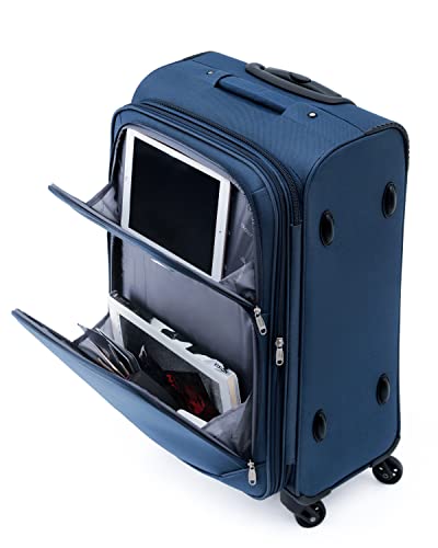 41 ifxcsqyl.jpg BEIBYE Lightweight Stoffkoffer für Männer & Frauen für Urlaubsreise und Business mit Mehrraumfunktion und Sicherheitssch