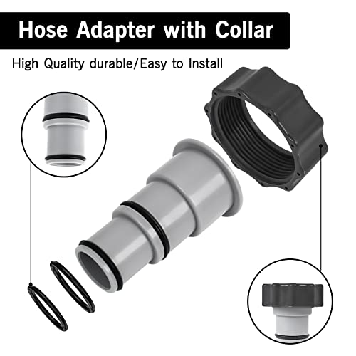 411nn9t9ogl.jpg Antoble Adapter A für Intex Pool mit 32mm und 38mm Anschluss | Ersatz-Schlauchadapter für Pumpen | A-Serie | Innengewind