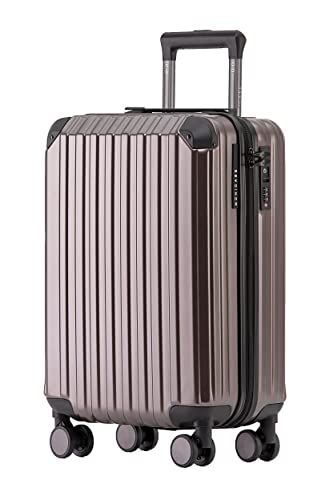 412apparv4l.jpg Reisekoffer Münicase M816 Coffee - Hartschale, 4 Rollen, TSA-Schloss, Dehnungsfuge, Teleskopgriff, Kabinentrolley 55cm