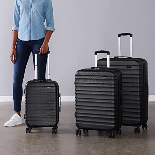 416taw6s9gl.jpg Amazon Basics Hartschalen - Kofferset - für Familien - Outdoor-Bedarf - 3-Großenstufen-Set (55, 68, 78 cm) - Leicht tran