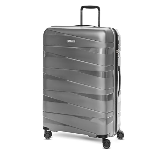 41ayrh3jcvl.jpg REDOLZ Hartschalen Check-in Koffer | Großer XL Trolley mit 4 Doppelrollen & TSA-Schloß | Ideal für Familienreisen & Urla