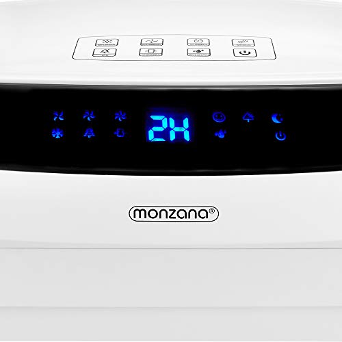 41cahd0eml.jpg MONZANA® Luftkühler 4in1 Fernbedienung LED Display | MONZANA® Aircooler 10L Tank Ionisator Ventilator | MONZANA® Turmve