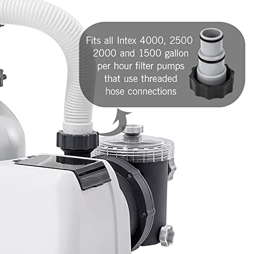 41ihiff6kvl.jpg Antoble Adapter A für Intex Pool mit 32mm und 38mm Anschluss | Ersatz-Schlauchadapter für Pumpen | A-Serie | Innengewind