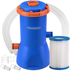 MONZANA® Filterpumpe MZP90 für Pool Filterkartuschen und -schlauchamaha/usświadceniya