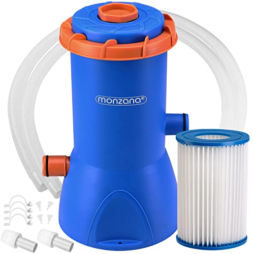 41jelzzbcsl.jpg MONZANA® Filterpumpe MZP90 für Pool Filterkartuschen und -schlauchamaha/usświadceniya