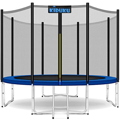 41kjdmetbnl.jpg KIDUKU® Trampolin für Kinder geprüft von TÜV Rheinland | Belastbarkeit 150 kg | Outdoor Gartentrampolin komplett mit Sic