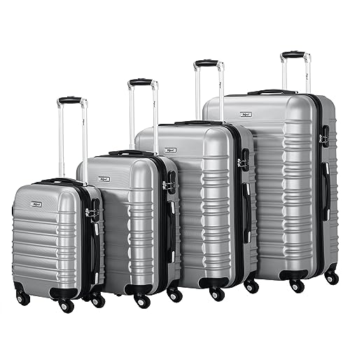 41ngm8zmpil.jpg Zelsius Reisekoffer Set 4 Stück | ABS mit Zahlenschloss, 4 Rollen und Innen Trennwand |ideal für Familien | für_handgep