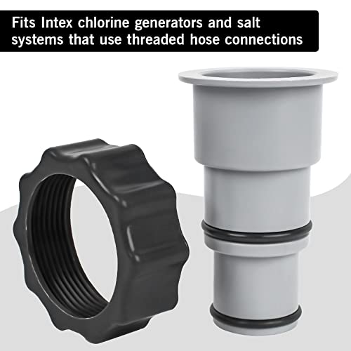 41pam0hhf l.jpg Antoble Adapter A für Intex Pool mit 32mm und 38mm Anschluss | Ersatz-Schlauchadapter für Pumpen | A-Serie | Innengewind