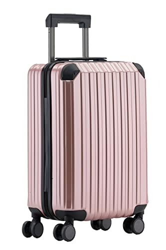 41peqjaqevl.jpg Münicase M816 TSA-Schloß Rosagold Kleiner Koffer Boardcase Handgepäck Hardschale Reisekoffer