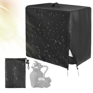 Poolpumpe Abdeckung Oxblood Tuch Wasserdicht für Sandfilter | Poolpumpe Abdeckung Oxford Tuch Vollbezug 84x61x86cm | Po