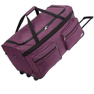 Monzana Reisetasche mit Rollen 160L Trolley Funktion XXL Weichgepäck Monzana Reisetasche mit Rollen 160L Standfüße Reise