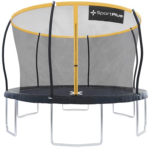 41wi5sxeqsl.jpg SportPlus Trampolin Outdoor - perfekt für Kinder & Erwachsene, stabil gesichert, 305cm bis 366cm, GS zertifiziert - Gart