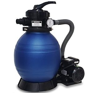 DMS® Sandfilteranlage für Pool 10200 l/h, 4-Wege Ventil, einfache Steuerung, Filterkessel bis 20Kg Sand SFA-01