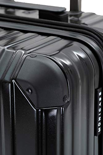 41ytsu3r3al.jpg Münicase M816 TSA-Schloss Reisekoffer für Business Reisen mit Hardschale und Boardcase (Schwarz, Mittler Koffer, 65x45x2