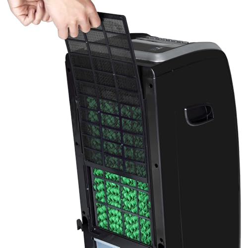 41ywqbxstgl.jpg Monzana® Aircooler LED Display 4in1 Säulenventilator Ionisator