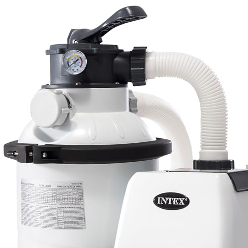 41bjwihpyl.jpg Intex Krystal Clear Sandfilteranlage 4,5 m³ für Poolbesitzer 26644 Grau / Schwarz Intex Krystal Clear Sandfilteranlage 4