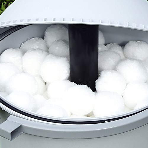 41d0hc7cfnl.jpg Monzana Filterbälle 1400g - perfekt für 50kg Filtersand im Pool und Schwimmbad - Aquarium-Sandfilteranlage - Filterkugel