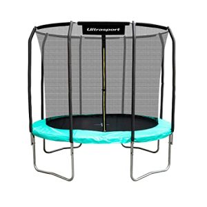 Ultrasport Sicherheitsnetz Trampolin Ø 305 cm Gehoben für Familie Outdoor