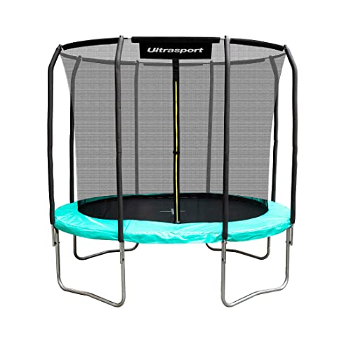 41hvyvsdyql.jpg Ultrasport Sicherheitsnetz Trampolin Ø 305 cm Gehoben für Familie Outdoor