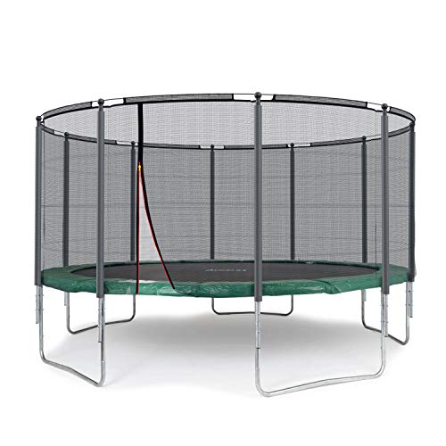 41lvpljv22l.jpg Outdoor Trampolin 430 cm komplett mit außenliegendem Netz für Families im Garten | Stabile Ampel 24 Outdoor Trampolin 4