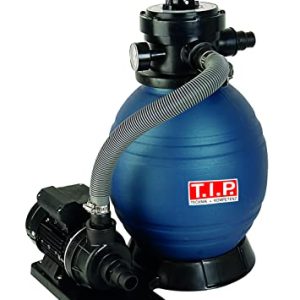 Heim T.I.P. Sandfilteranlage für Pool SP180 - Große Filterkapazität - Für Becken bis 20 m³ - Starker Filter mit 7.900 l/h Auf