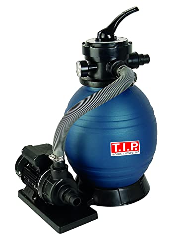 41lddswqywl.jpg T.I.P. Sandfilteranlage für Pool SP180 - Große Filterkapazität - Für Becken bis 20 m³ - Starker Filter mit 7.900 l/h Auf