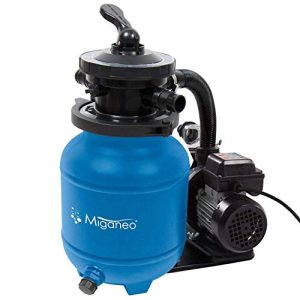 Miganeo Sandfilteranlage Speed Clean Dynamic 7000 - Blau | Hochleistungs-Pumpen- und Filterleistung für Hauswasserfilter