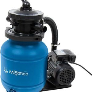 Miganeo Sandfilteranlage Speed Clean Dynamic 6500 - Blau | |500 l/h Pumpenleistung | |900 l/h Filterleistung | Stromspar