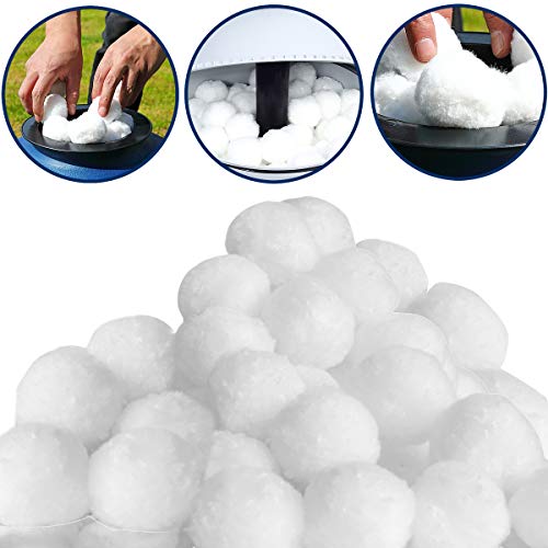 41smsd8 gvl.jpg Monzana Filterbälle 1400g - perfekt für 50kg Filtersand im Pool und Schwimmbad - Aquarium-Sandfilteranlage - Filterkugel