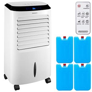 MONZANA® Luftkühler 4in1 Fernbedienung LED Display | MONZANA® Aircooler 10L Tank Ionisator Ventilator | MONZANA® Turmve