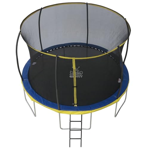 41vzalgtll.jpg Zero Gravity Outdoor Trampolin - Sturmsichere Gartentrampoline inkl. Leiter - Für Familie & Freunde - 366cm Durchmesser