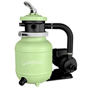 Miganeo Speed Clean Dynamic 6500 Sandfilteranlage - Grün | Pumpenleistung |500 l/h | Filterleistung |900 l/h | Stromspar