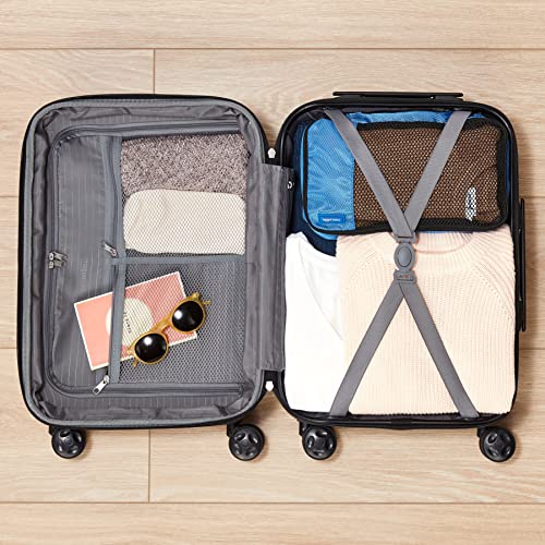 51 rlqlpvvl.jpg Amazon Basics Hartschalen Koffer für Business-Reisen - 68 cm, Schwartz - Robust und perfekt für lange Flüge