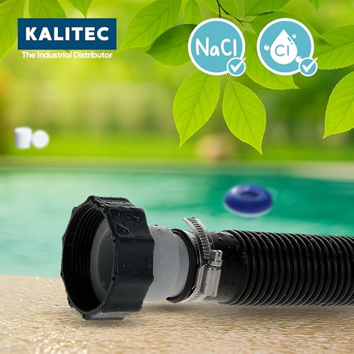 510 qqv2xil.jpg Kalitec Pool Adapter A - Schlauchadapter für Pool 38mm und 32mm - Ideal für Schwimmbadpflegearbeit - Hohe Festigkeit und