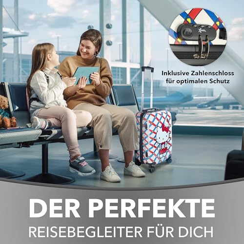 514yhgev20l.jpg Xonic Design Hartschalen-Koffer - Reisekoffer mit 360° Leichtlauf-Rollen - Hochwertiger Trolley für Business- und Privat