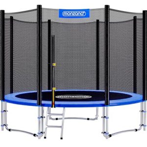 Monzana® Trampolin inkl. Sicherheitsnetz & Leiter für Kinder & Erwachsene im Garten TÜV SÜD GS Zertifiziert Ø 183 cm