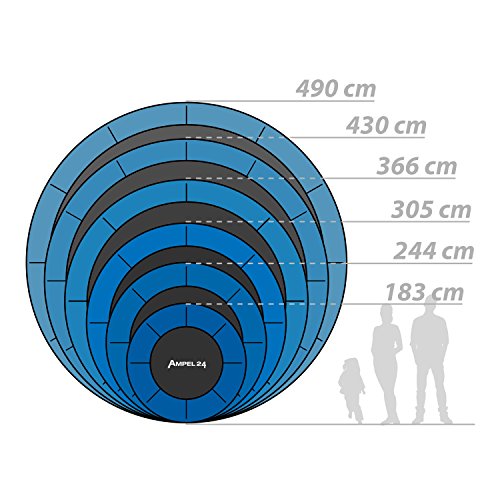 51fyi7iaxhl.jpg Outdoor Trampolin 430 cm komplett mit außenliegendem Netz für Families im Garten | Stabile Ampel 24 Outdoor Trampolin 4