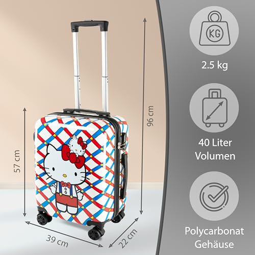 51gfuha7vfl.jpg Xonic Design Hartschalen-Koffer - Reisekoffer mit 360° Leichtlauf-Rollen - Hochwertiger Trolley für Business- und Privat
