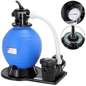 Monzana® Sandfilteranlage 15.900L/h für Pools bis 70000L und 7 Wege Ventil