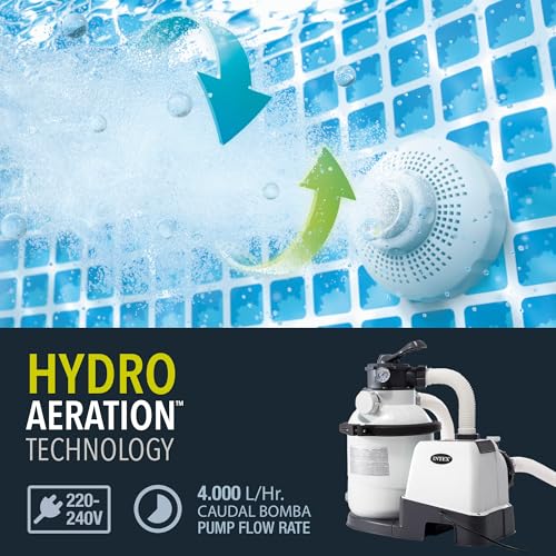 51vwain2ufl.jpg Intex Krystal Clear Sandfilteranlage 4,5 m³ für Poolbesitzer 26644 Grau / Schwarz Intex Krystal Clear Sandfilteranlage 4
