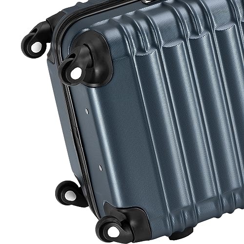 51xf9xqdivl.jpg Zelsius Hartschalenkoffer Set 4 Stück | ANTHRAZIT | 4 Rollen, Zahlenschloss, Innen Trennwand & Groß fürconteiner | Zels