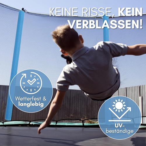 51cbn2gcerl.jpg 16x Wetterfestes Schaumstoff Polster für 92cm Trampolin - Sicherheitsstangenschutz inkl. Kappen – Stoßdämpfend & EU-Manu
