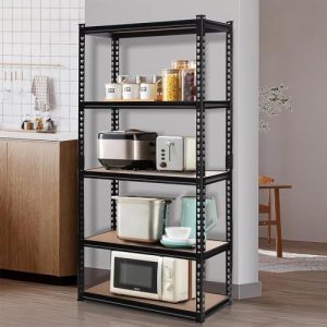 PACHIRA Verstellbares Schwerlastregal, 875kg Tragkraft, ideal für Küche und Abstellraum, robuste Lagerregale, 183 x 80 x