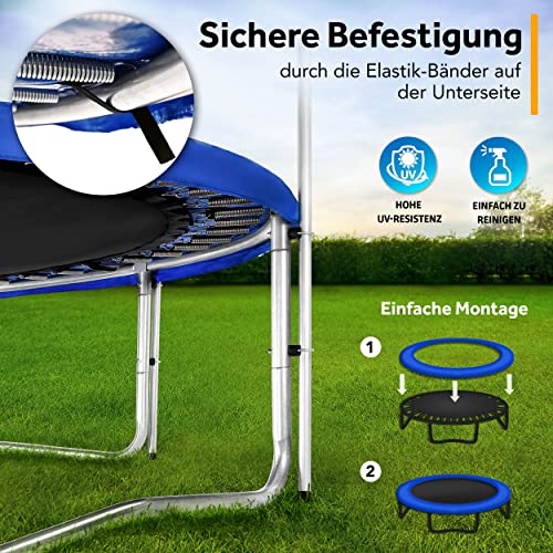 51eqfr6qejl.jpg KIDUKU Trampolin Randabdeckung | reißfest | perfekt für Familien in der Garten | maximale Federschutz und UV-Beständigke