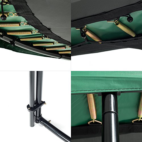 51g04hdqgzl.jpg Erwachsene Outdoor Trampolin Ampel 24 Deluxe komplett mit Sicherheitsnetz und Außennetz | Familiengeselliges Outdoor Tr