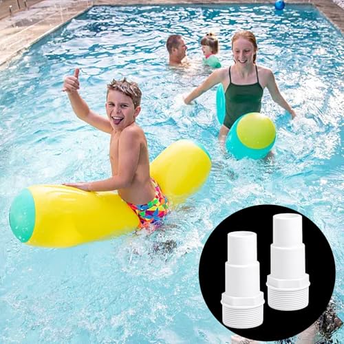51g1oaztzrl.jpg 2 Stück Pool Schlauchverbinder, Schlauchtülle, für Weiße Pool Set Ø 32 / 38 mm auf 1,5 Zoll Schlauchstutzen